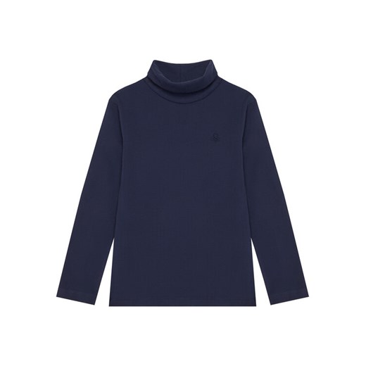 United Colors Of Benetton Bluzka 3DKEG10JU Granatowy Regular Fit ze sklepu MODIVO w kategorii T-shirty chłopięce - zdjęcie 186571914