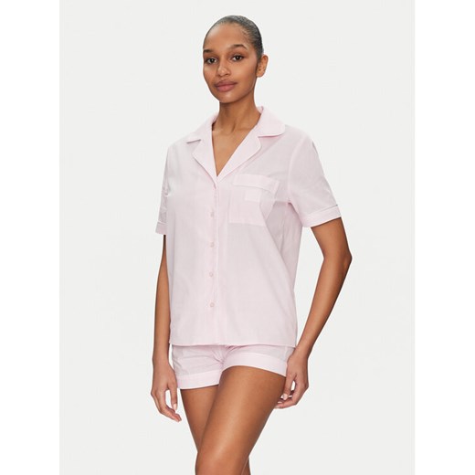 Guess Piżama O5GX10 WH1K1 Różowy Regular Fit ze sklepu MODIVO w kategorii Piżamy damskie - zdjęcie 186571950