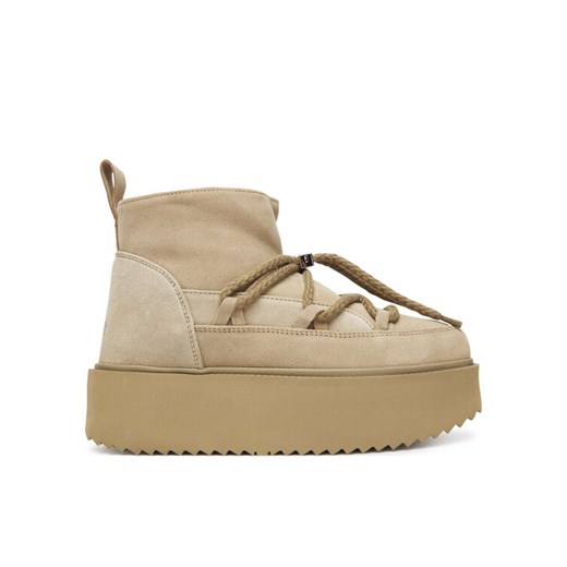 Śniegowce Inuikii Classic Low Platform 75204-004 Beżowy ze sklepu eobuwie.pl w kategorii Śniegowce damskie - zdjęcie 186571982