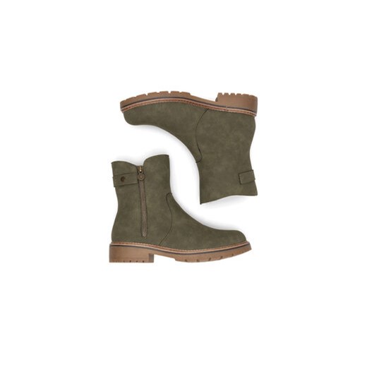 Botki Go Soft WS6207-10 Khaki Go Soft 42 eobuwie.pl