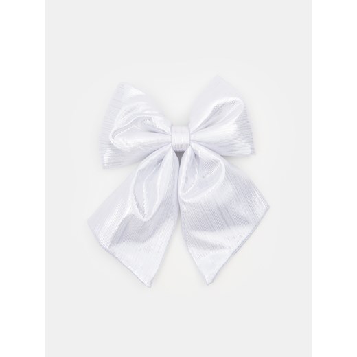 Sinsay - Dekoracja świąteczna w kształcie kokardy - srebrny Sinsay One Size Sinsay