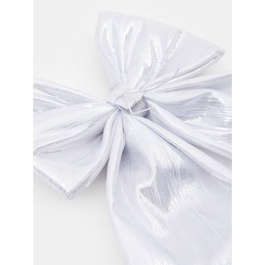 Sinsay - Dekoracja świąteczna w kształcie kokardy - srebrny Sinsay One Size Sinsay