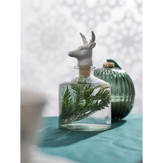 Sinsay - Zatyczka do butelek z motywem renifera - biały Sinsay One Size Sinsay