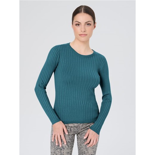 Sinsay - Sweter - zielony - id: 369EU-67X - marki Sinsay - 186573141 Sinsay - Sweter - zielony ze sklepu Sinsay w kategorii Swetry damskie - zdjęcie 186573141
