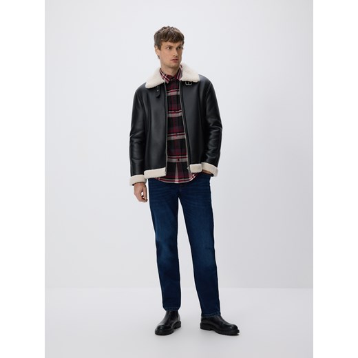 Reserved - Kurtka z kołnierzem - czarny ze sklepu Reserved w kategorii Kurtki męskie - zdjęcie 186573700