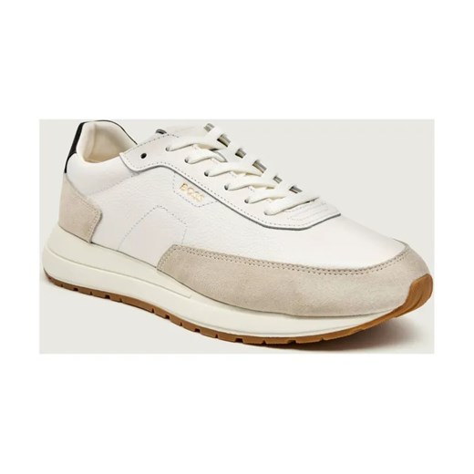 BOSS BLACK Skórzane sneakersy Vinston_Runn_sdgrlt ze sklepu Gomez Fashion Store w kategorii Buty sportowe męskie - zdjęcie 186573893