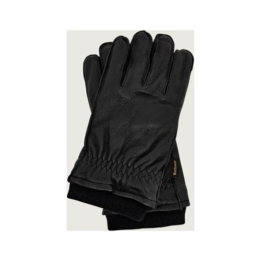 Barbour Skórzane rękawiczki Highfield | z dodatkiem wełny ze sklepu Gomez Fashion Store w kategorii Rękawiczki męskie - zdjęcie 186573901