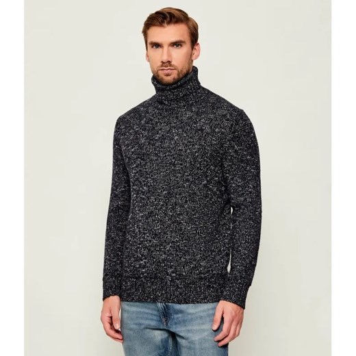 GUESS Wełniany golf JUSTIN | Regular Fit ze sklepu Gomez Fashion Store w kategorii Swetry męskie - zdjęcie 186573940