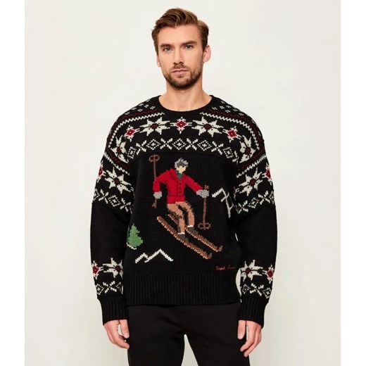 POLO RALPH LAUREN Wełniany sweter | Loose fit ze sklepu Gomez Fashion Store w kategorii Swetry męskie - zdjęcie 186573960