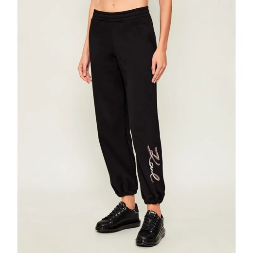 Karl Lagerfeld Spodnie dresowe | Regular Fit ze sklepu Gomez Fashion Store w kategorii Spodnie damskie - zdjęcie 186574710