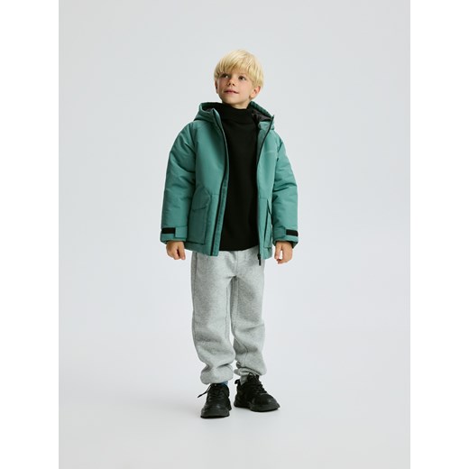 Reserved - Ocieplana kurtka parka - zielony ze sklepu Reserved w kategorii Kurtki chłopięce - zdjęcie 186575100