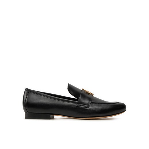 Loafersy Tory Burch Eleanor Loafer 158204 Czarny ze sklepu eobuwie.pl w kategorii Lordsy damskie - zdjęcie 186576123