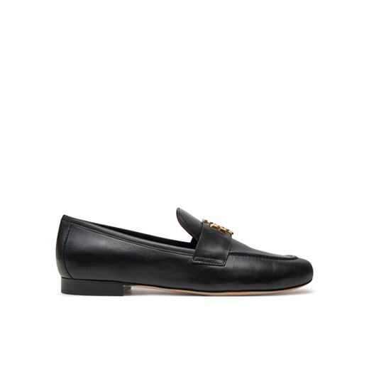 Loafersy Tory Burch Eleanor 158204 Czarny ze sklepu eobuwie.pl w kategorii Lordsy damskie - zdjęcie 186576143