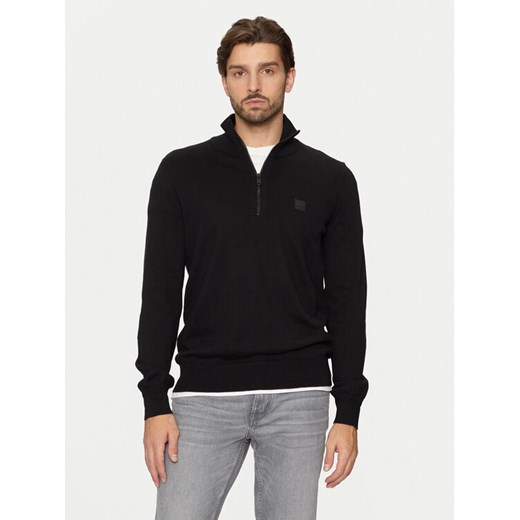 Boss Sweter Kanobix_S 50527585 Czarny Regular Fit ze sklepu MODIVO w kategorii Swetry męskie - zdjęcie 186576534