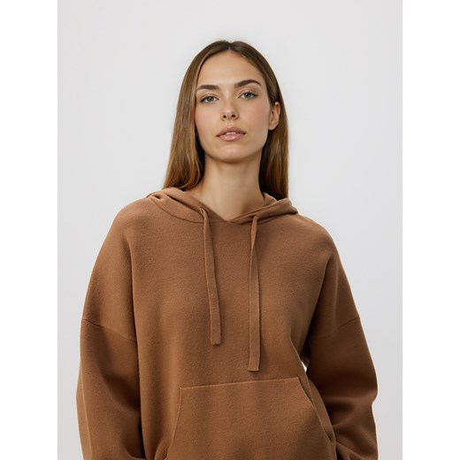 Reserved - Sweter z wiskozą - beżowy ze sklepu Reserved w kategorii Swetry damskie - zdjęcie 186576923