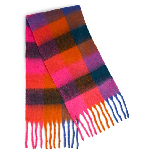 Marie Lund Szalik damski Kobiety wielokolorowy w kratkę ze sklepu vangraaf w kategorii Szaliki i chusty damskie - zdjęcie 186579322