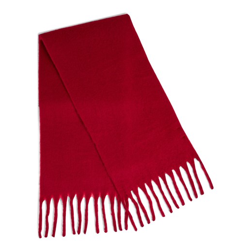 Marie Lund Szalik damski Kobiety bordowy jednolity ze sklepu vangraaf w kategorii Szaliki i chusty damskie - zdjęcie 186579330