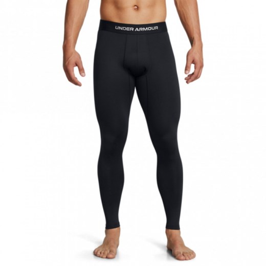 Męskie legginsy treningowe Under Armour UA Cg Elite Leggings - czarne ze sklepu Sportstylestory.com w kategorii Spodnie męskie - zdjęcie 186579671