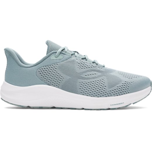 Meskie buty do biegania Under Armour UA Charged Pursuit 4 Big Logo - niebieskie ze sklepu Sportstylestory.com w kategorii Buty sportowe męskie - zdjęcie 186579812
