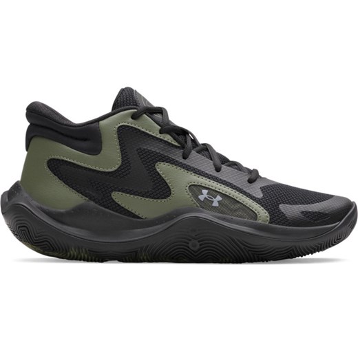 Buty do koszykówki uniseks Under Armour UA JET \'25 - zielone ze sklepu Sportstylestory.com w kategorii Buty sportowe męskie - zdjęcie 186579830