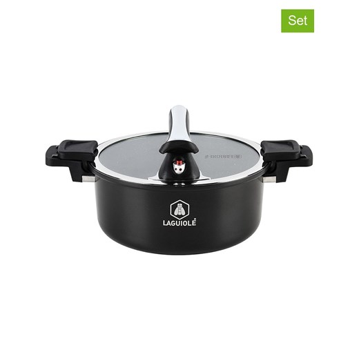 Laguiole Szybkowar w kolorze czarnym - 6,6 l ze sklepu Limango Polska w kategorii Garnki - zdjęcie 186580484