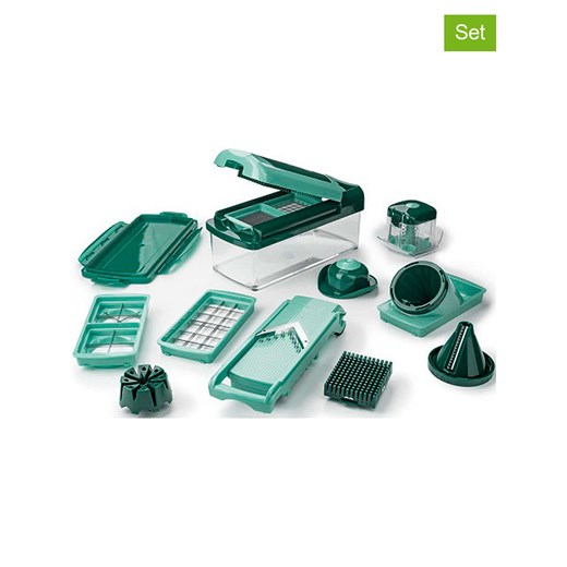 Genius 16-częściowy zestaw &quot;Nicer Dicer Fusion smart&quot; w kolorze zielonym ze sklepu Limango Polska w kategorii Akcesoria kuchenne - zdjęcie 186580543