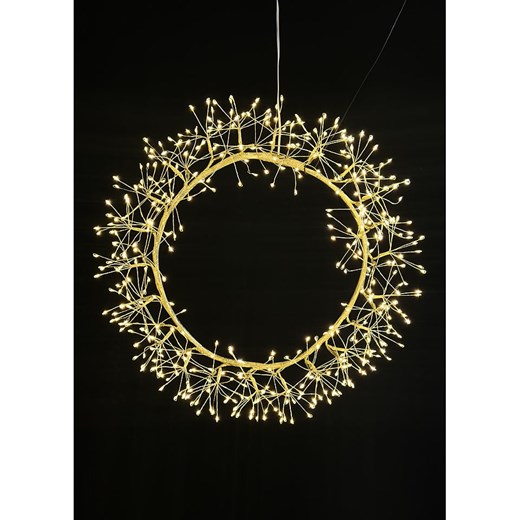 AM Design Wieniec LED w kolorze złotym - Ø 45 cm - id: 17711651 - marki Am Design - 186580770 AM Design Wieniec LED w kolorze złotym - Ø 45 cm ze sklepu Limango Polska w kategorii Oświetlenie - zdjęcie 186580770