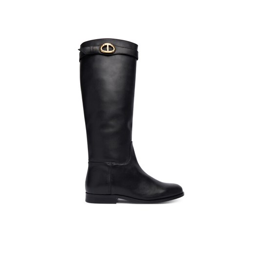 Botki TWINSET 252TCP19C Czarny ze sklepu eobuwie.pl w kategorii Botki - zdjęcie 186581152