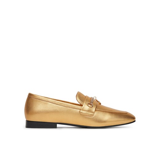 Loafersy Eva Minge CYNIA-LT2513-37 Złoty ze sklepu eobuwie.pl w kategorii Lordsy damskie - zdjęcie 186581211