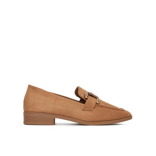 Loafersy DeeZee RD2 Brązowy ze sklepu eobuwie.pl w kategorii Lordsy damskie - zdjęcie 186581271