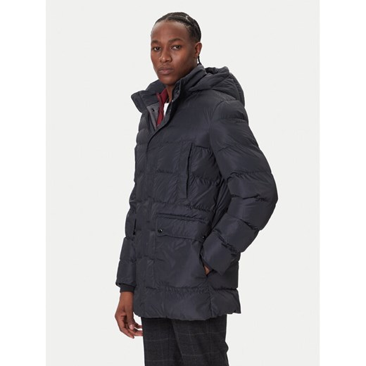 Geox Kurtka zimowa Leitan M5628B T3266 F9112 Czarny Regular Fit ze sklepu MODIVO w kategorii Kurtki męskie - zdjęcie 186582522