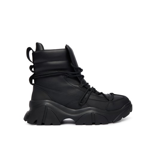 EA7 Emporio Armani Trzewiki 7X000335 AF18611 MC061 Czarny ze sklepu MODIVO w kategorii Buty zimowe męskie - zdjęcie 186582580
