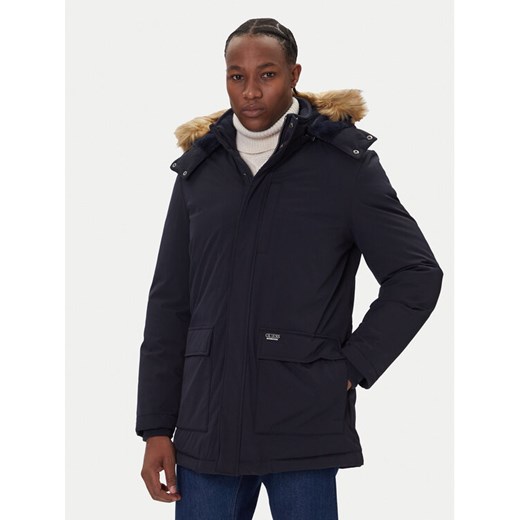 Guess Kurtka puchowa M5BL2G W2712 Granatowy Regular Fit ze sklepu MODIVO w kategorii Kurtki męskie - zdjęcie 186582633