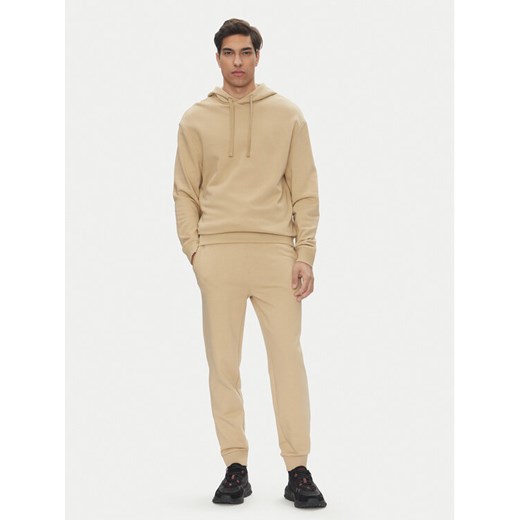 HUGO Dres Dapodayote 50492581 Beżowy Relaxed Fit ze sklepu MODIVO w kategorii Dresy męskie - zdjęcie 186582640