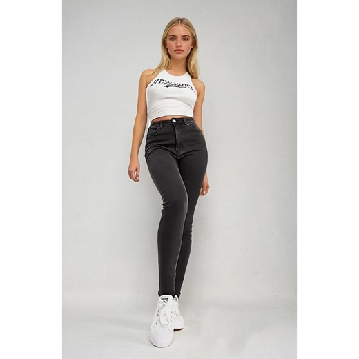 Monki Dżinsy - Slim fit - w kolorze czarnym Monki W26 Limango Polska promocja