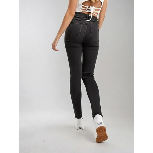 Monki Dżinsy - Slim fit - w kolorze czarnym Monki W27 okazyjna cena Limango Polska