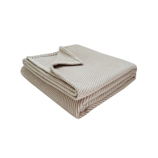 Framsohn Koc flanelowy w kolorze beżowym ze sklepu Limango Polska w kategorii Ręczniki - zdjęcie 186584490