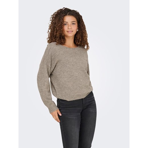 ONLY Sweter w kolorze szarobrązowym ze sklepu Limango Polska w kategorii Swetry damskie - zdjęcie 186584640