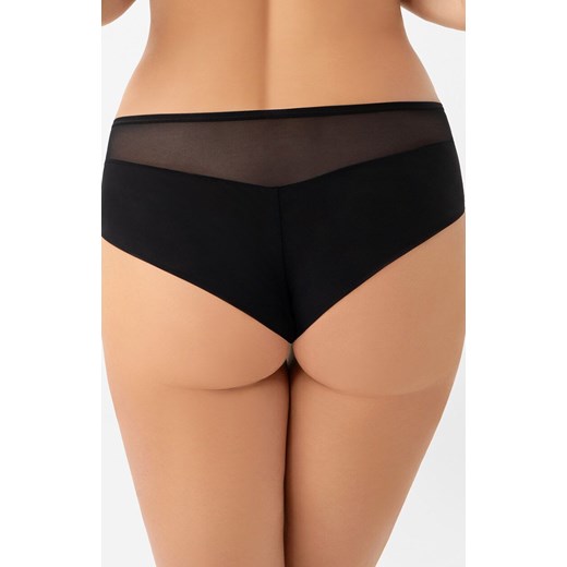 Gorsenia figi damskie brazyliany czarne Ottavia K949, Kolor czarno-zielony, Rozmiar S, Gorsenia ze sklepu Intymna w kategorii Majtki damskie - zdjęcie 186586850