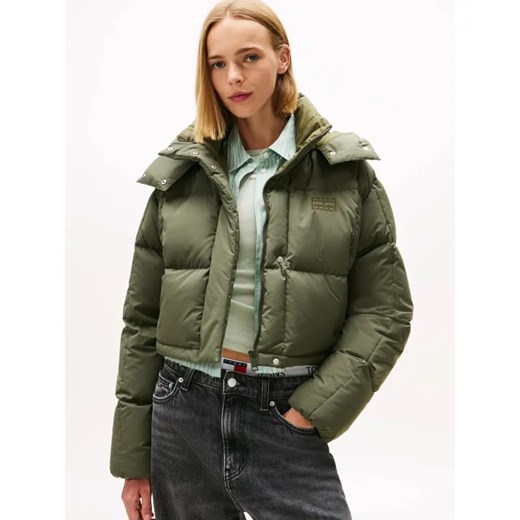 Tommy Jeans Puchowa kurtka ALASKA GRID | Cropped Fit ze sklepu Gomez Fashion Store w kategorii Kurtki damskie - zdjęcie 186587793
