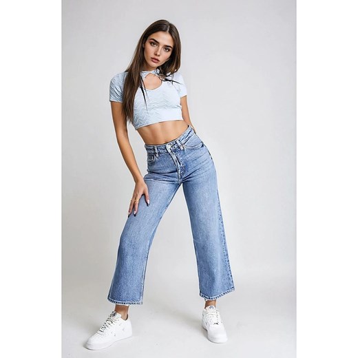 Monki Dżinsy - Comfort fit - w kolorze błękitnym Monki W25 promocja Limango Polska