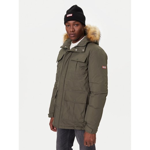 Hunter Parka Angus HARM0018252 Zielony Regular Fit ze sklepu MODIVO w kategorii Parki męskie - zdjęcie 186588390
