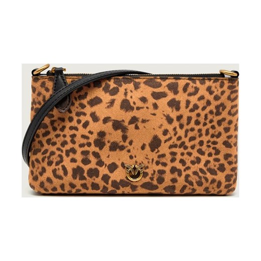 Pinko Listonoszka FLAT HORIZONTAL MINI | zamsz ze sklepu Gomez Fashion Store w kategorii Listonoszki - zdjęcie 186589782