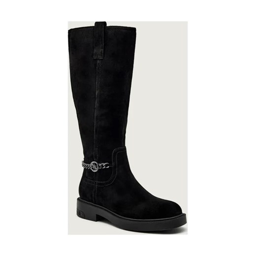 Guess Oficerki FYONAL2 | zamsz ze sklepu Gomez Fashion Store w kategorii Kozaki damskie - zdjęcie 186589783