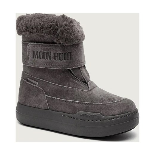 Moon Boot Śniegowce JR PARK STRAP |zamsz | shearling ze sklepu Gomez Fashion Store w kategorii Buty zimowe dziecięce - zdjęcie 186589810