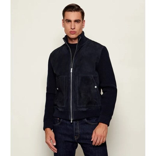 BOSS BLACK Kurtka H-Maparo | Regular Fit | zamsz ze sklepu Gomez Fashion Store w kategorii Kurtki męskie - zdjęcie 186589892