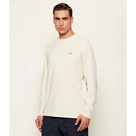 BOSS GREEN Longsleeve Tee Long | Regular Fit | stretch ze sklepu Gomez Fashion Store w kategorii T-shirty męskie - zdjęcie 186589931