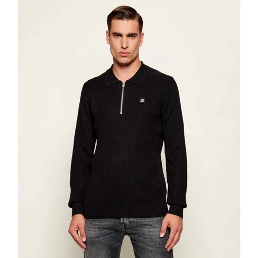 HUGO Sweter Sastoro | Regular Fit | z dodatkiem wełny ze sklepu Gomez Fashion Store w kategorii Swetry męskie - zdjęcie 186589941