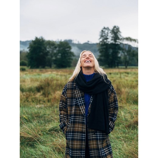 Reserved - Płaszcz z wełną - wielobarwny ze sklepu Reserved w kategorii Płaszcze damskie - zdjęcie 186591303