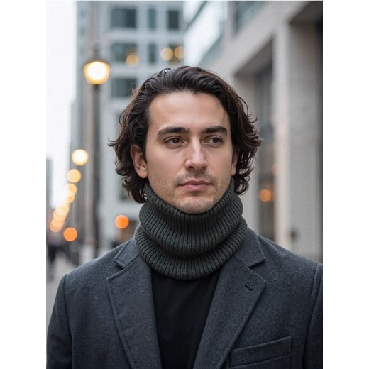 Sinsay - Prążkowany komin - szary Sinsay One Size Sinsay